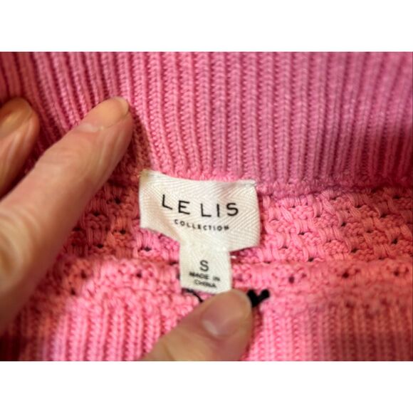 Le Lis Pink Fringe Sleeveless Crop Top and Mini Skirt Size S - Picture 7 of 12